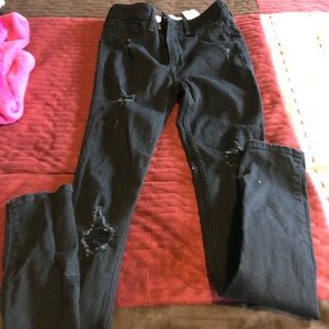 Hollister high rise skinny jeans 00